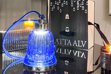 Load image into Gallery viewer, LIGHT ELF ROYAL BLUE PURE CRYSTAL TABLE LAMP / PENDENT LAMP.

